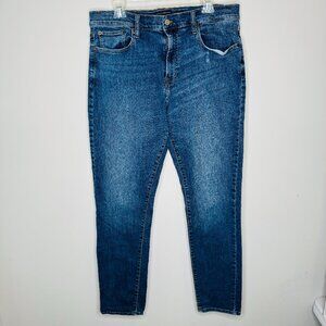 Lucky Brand Dark Wash Athletic Slim 412 Jeans Mens 36x34 Cotton Denim 7MSC006, V